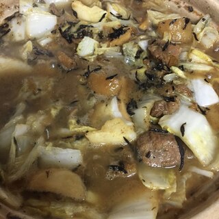 猪肉の酢味噌鍋